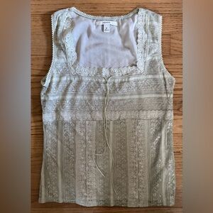 Boho Sleeveless Tie Front Top